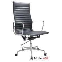 Chinese Leather Office Aluminium Leisure Executive Manager Chair (A02)